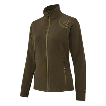 Γυναικείο Φλισ Beretta Hp Logo W Full Zip - Πράσινο Βρύο