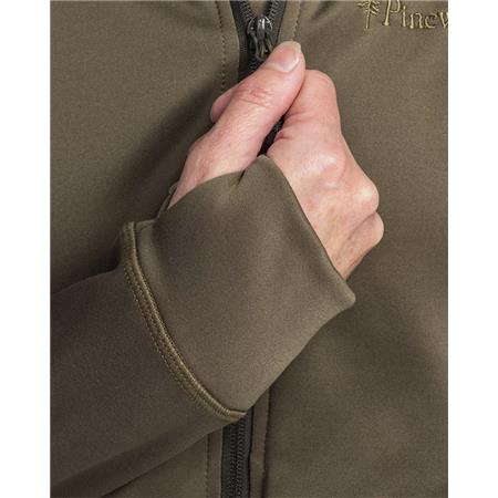 ΓΥΝΑΙΚΕΊΟ ΦΛΙΣ PINEWOOD FINNVEDEN HOODIE W - ΧΑΚΊ