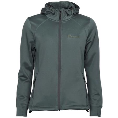 Γυναικείο Φλισ Pinewood Finnveden Hoodie W - Γκρι-Μπλε
