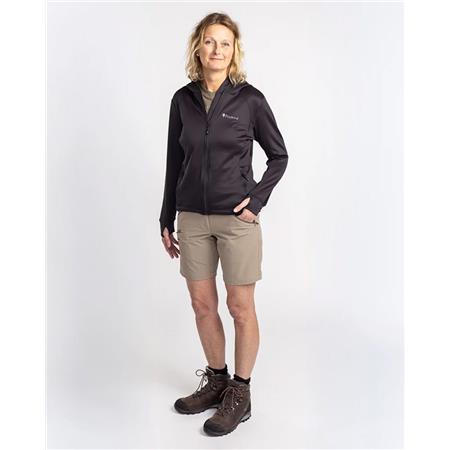 ΓΥΝΑΙΚΕΊΟ ΦΛΙΣ PINEWOOD FINNVEDEN HOODIE W - ΜΑΎΡΟ