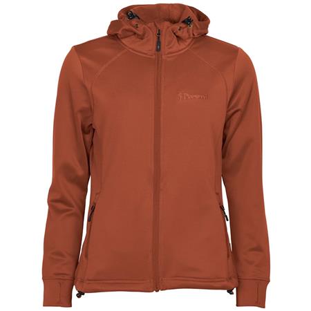 Γυναικείο Φλισ Pinewood Finnveden Hoodie W - Τερακότα