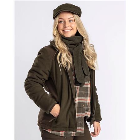 ΓΥΝΑΙΚΕΊΟ ΦΛΙΣ PINEWOOD HARRIETTE PADDED FLEECE W - ΠΡΆΣΙΝΟ/ΚΑΦΈ