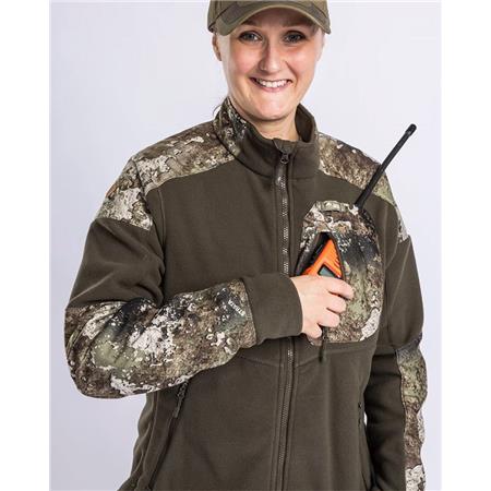 ΓΥΝΑΙΚΕΊΟ ΦΛΙΣ PINEWOOD SMÅLAND HUNTERS CAMOU FLEECE W - ΚΑΦΈ/STRATA
