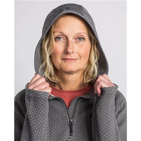 ΓΥΝΑΙΚΕΊΟ ΦΟΎΤΕΡ PINEWOOD EVERYDAY TRAVEL HOODIE W - ΓΚΡΙ