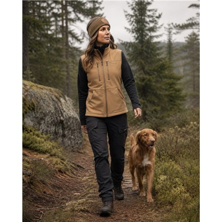 ΓΥΝΑΙΚΕΊΟ ΓΙΛΈΚΟ ΚΥΝΗΓΙΟΎ PINEWOOD DOG SPORTS STRETCH VEST - ΧΡΏΜΑ ΑΜΜΌΠΕΤΡΑΣ