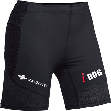 Γυναικείο Κοντό Κολάν I-Dog Activ Stretch Raidlight - Μαύρο