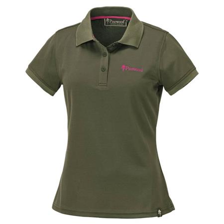 Γυναικείο Κοντομάνικο Πόλο Pinewood Ramseypolo W - Πράσινο