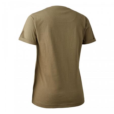ΓΥΝΑΙΚΕΊΟ ΚΟΝΤΟΜΆΝΙΚΟ T-SHIRT DEERHUNTER LADY ELLA - ΚΑΦΈ