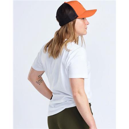 ΓΥΝΑΙΚΕΊΟ ΚΟΝΤΟΜΆΝΙΚΟ T-SHIRT PINEWOOD FINNVEDEN RECYCLED OUTDOOR - ΛΕΥΚΌ ΜΕΛΑΝΖΈ PINE TREE