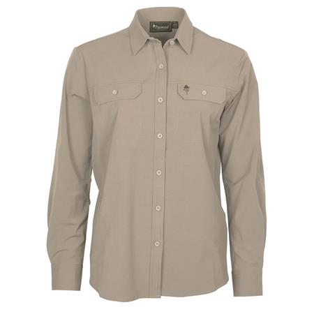 Γυναικείο Μακρυμάνικο Πουκάμισο Pinewood Everyday Travel L/S W - Χρώμα Άμμου