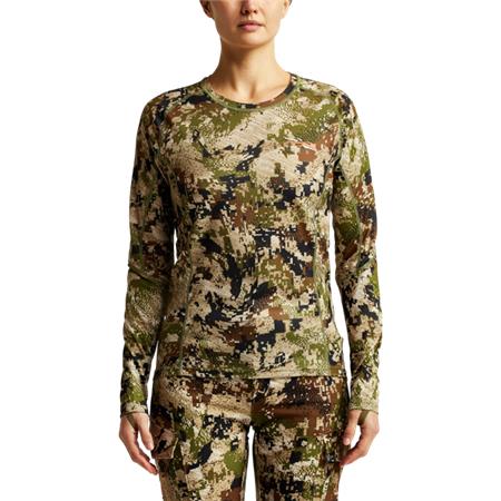 ΓΥΝΑΙΚΕΊΟ ΜΑΚΡΥΜΆΝΙΚΟ T-SHIRT SITKA CORE LT WT CREW - OPTIFADE SUBALPINE
