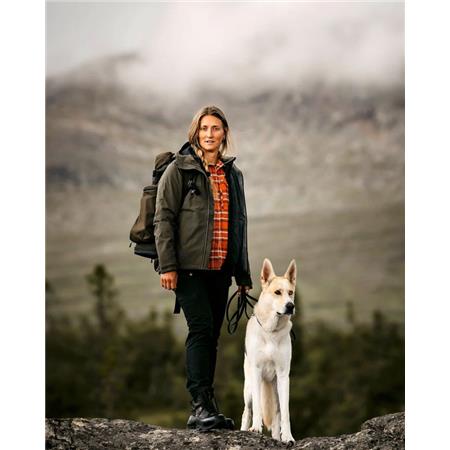 ΓΥΝΑΙΚΕΊΟ ΠΟΥΚΆΜΙΣΟ ΜΕ ΜΑΚΡΙΆ ΜΑΝΊΚΙΑ PINEWOOD ABISKO HIKING FLANNEL - ΚΑΜΈΝΟ ΠΟΡΤΟΚΑΛΊ