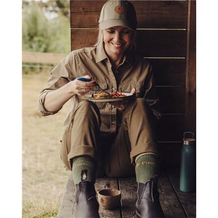 ΓΥΝΑΙΚΕΊΟ ΠΟΥΚΆΜΙΣΟ ΜΕ ΜΑΚΡΙΆ ΜΑΝΊΚΙΑ PINEWOOD SAFARI L/S - ΑΜΜΏΔΕΣ ΜΠΕΖ