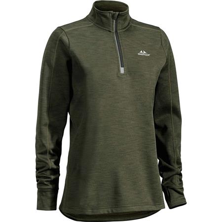 Γυναικείο Πουλόβερ Swedteam Ultra Light Half-Zip - Κυνηγετικό Πράσινο