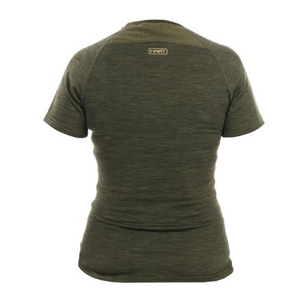 ΓΥΝΑΙΚΕΊΟ T-SHIRT ΜΕ ΚΟΝΤΆ ΜΑΝΊΚΙΑ HART H-TRAIL-S - ΣΚΟΎΡΟ ΛΑΔΊ