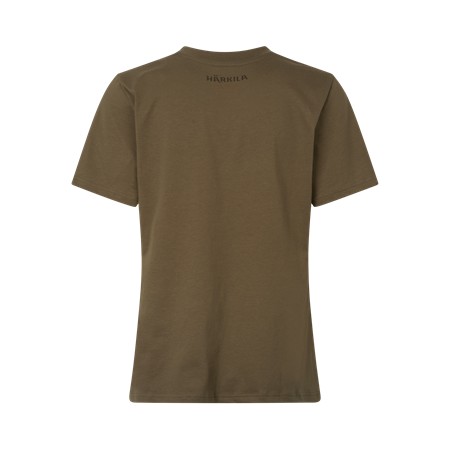 ΓΥΝΑΙΚΕΊΟ T-SHIRT ΜΕ ΚΟΝΤΌ ΜΑΝΊΚΙ HARKILA STAG BADGE S/S - ΟΞΙΆ