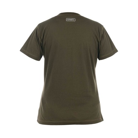 ΓΥΝΑΙΚΕΊΟ T-SHIRT ΜΕ ΚΟΝΤΌ ΜΑΝΊΚΙ HART GROUND BASURDE - ΣΚΟΎΡΟ ΛΑΔΊ