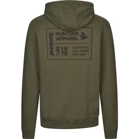 HÆTTETRØJE TIL HERRE SEELAND DELTA HOODIE - DRUEBLAD