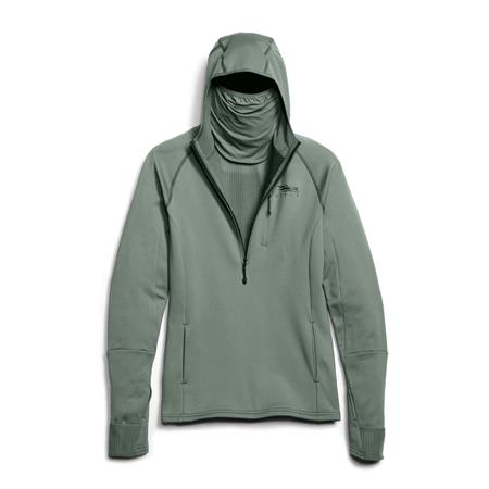 HÆTTETRØJE TIL KVINDER SITKA FANATIC HOODIE - SKIFERGRØN
