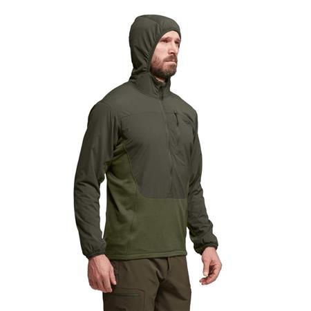 HÆTTETRØJE TIL MÆND SITKA AMBIENT 75 HOODIE - DYB LAVGRØN