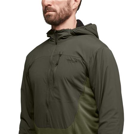 HÆTTETRØJE TIL MÆND SITKA AMBIENT 75 HOODIE - DYB LAVGRØN