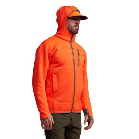 HÆTTETRØJE TIL MÆND SITKA TRAVERSE - SIGNALORANGE