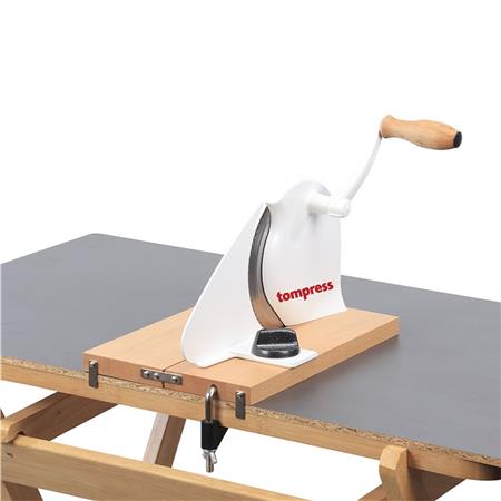 Handmatige Snijmachine Tom Press Opvouwbaar Houten Plateau