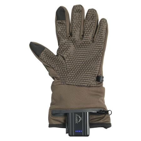 HANDSCHOENEN HEREN LIGNE VERNEY-CARRON VERWARMEND - ZWART