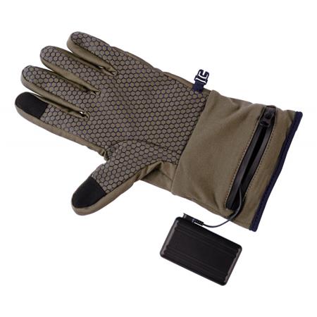 HANDSCHOENEN HEREN LIGNE VERNEY-CARRON VERWARMEND - ZWART