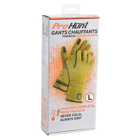 HANDSCHOENEN HEREN LIGNE VERNEY-CARRON VERWARMEND - ZWART