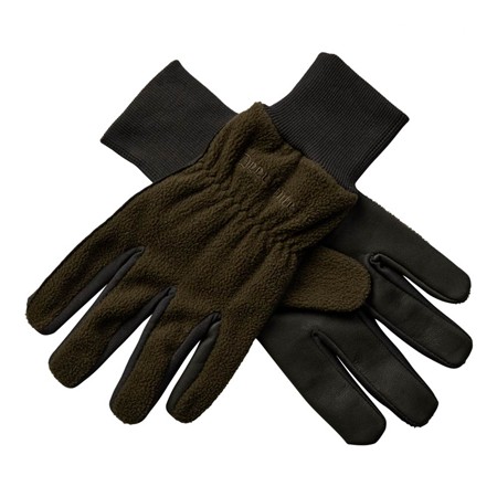 Handskar Deerhunter Fleece Leather - Art Grön