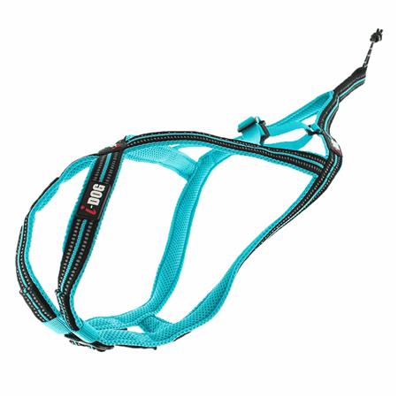 Harnas I-Dog Canicross X-Back Gamme One - Bleu
