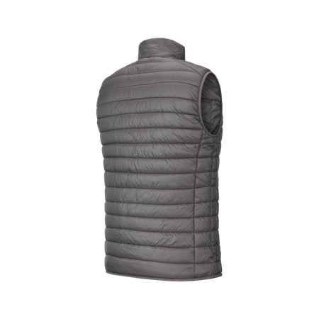 HEATED SLEEVELESS DOWN VEST FOR MEN VERNEY CARRON LA LIGNE VARENNE HEAT - BARK