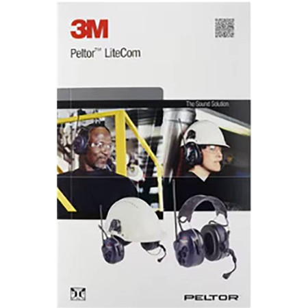 HELMET PELTOR LITECOM PMR-446 SUR CASQUE