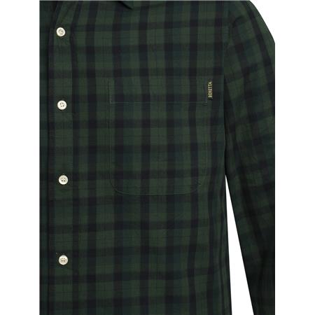 HEMD MIT LANGEN ÄRMELN FÜR HERREN BERETTA BRYGGEN - VERT/NOIR