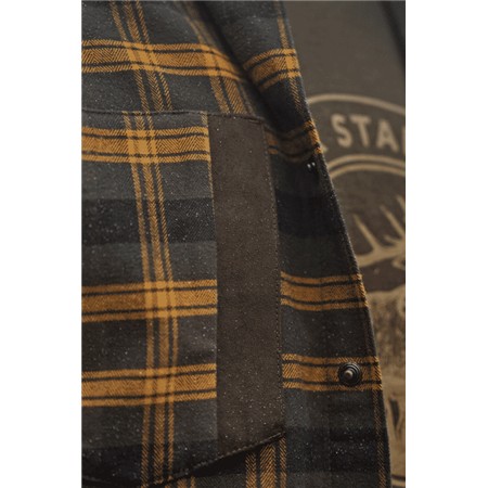 HEMD MIT LANGEN ÄRMELN FÜR MÄNNER HARKILA AIVAK L/S - BUCKTHORN BROWN