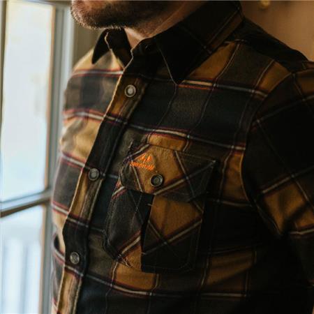HEMDEN MIT LANGEN ÄRMELN FÜR HERREN SWEDTEAM CREST - DARK SAND