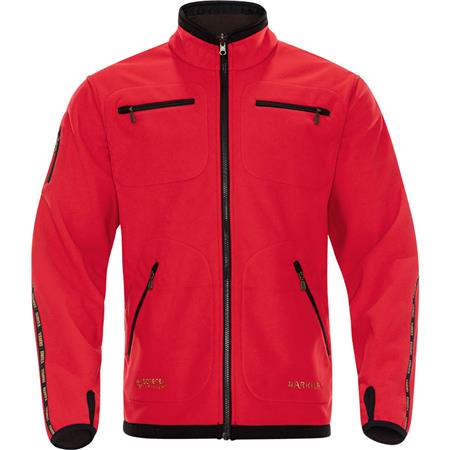 HEREN FLEECE HARKILA KAMKO OMKEERBAAR - MARRON/ROUGE