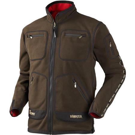 Heren Fleece Harkila Kamko Omkeerbaar - Marron/Rouge