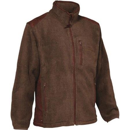 Heren Fleece Ligne Verney-Carron Presly - Kastanjebruin