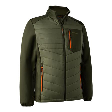 Heren Jas Deerhunter Matelassée Chamois - Forest Green