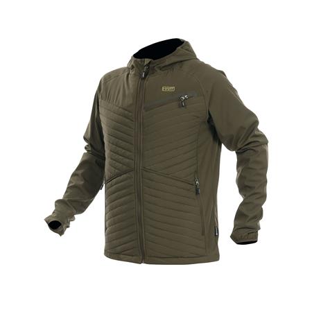 Heren Jas Hart Ibice Hoodie - Olive Foncé