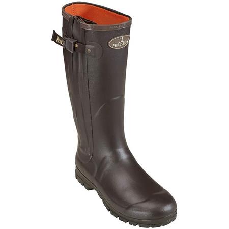 Heren Laarzen Percussion Full Zip Rambouillet - Kastanjebruin