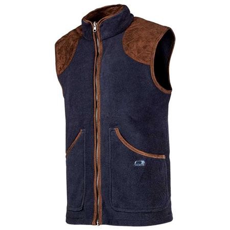 Heren Mouwloos Fleece Baleno Newington - Blauw Marine