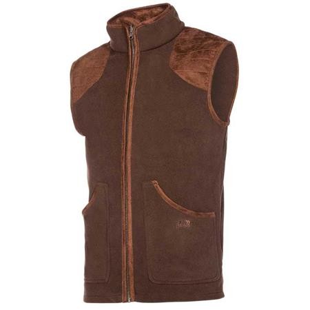 Heren Mouwloos Fleece Baleno Newington Chocola
