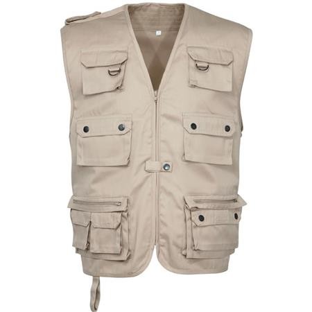 Heren Mouwloos Gilet Idaho Reporter - Beige