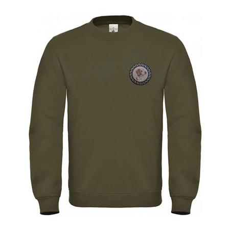 Heren Sweater Bartavel Spaniel - Kaki