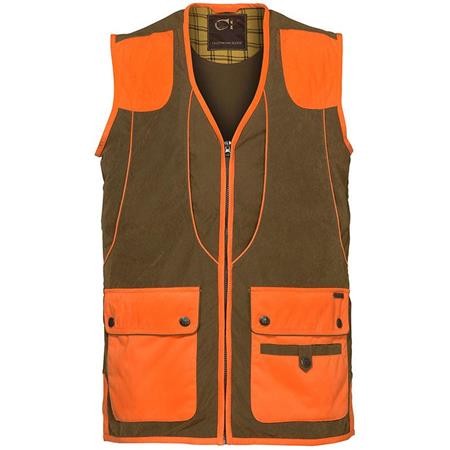 Heren Vest Club Interchasse Cevrus - Tabac/Oranje