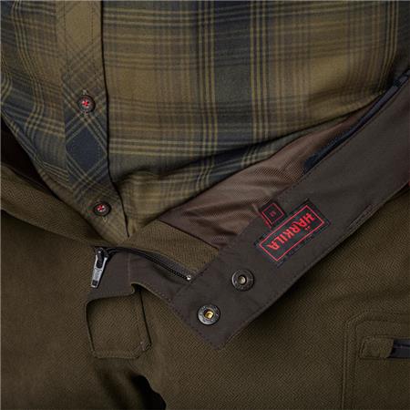 HERENBROEK HARKILA DRIVEN HUNT HWS LEATHER - GROEN/BRUIN