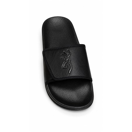 HERENSLIPPERS BROWNING BUCKMARK - ZWART